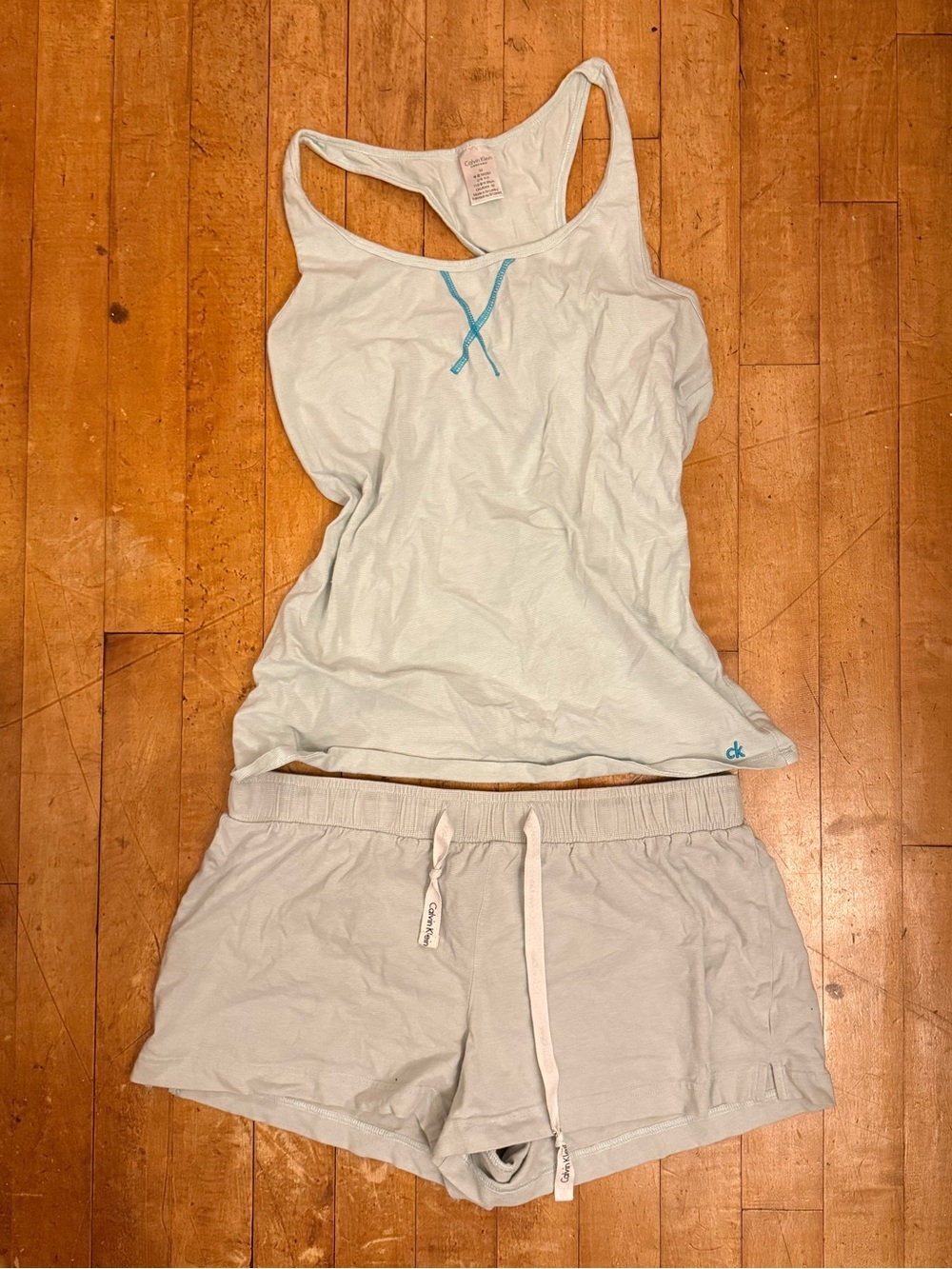 Calvin Klein Light Blue Pajama Set